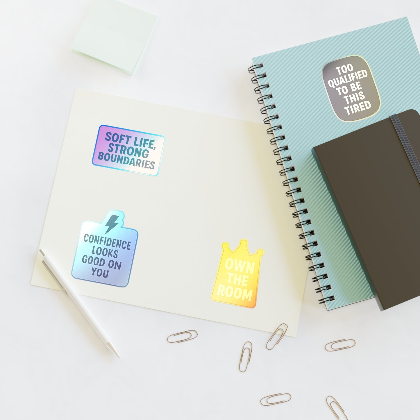 Boss Energy 4-Pack Sticker Set