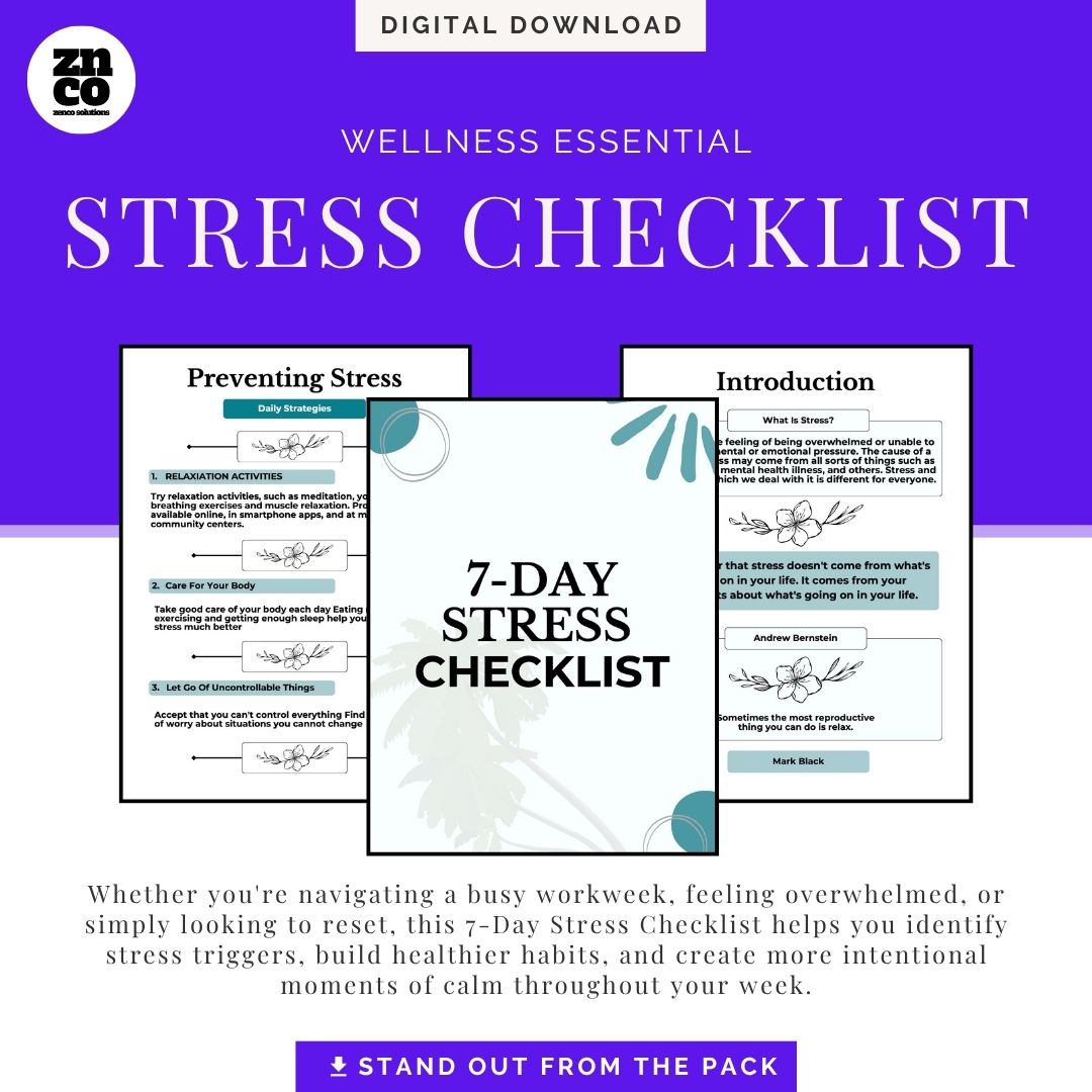7-Day Stress Checklist