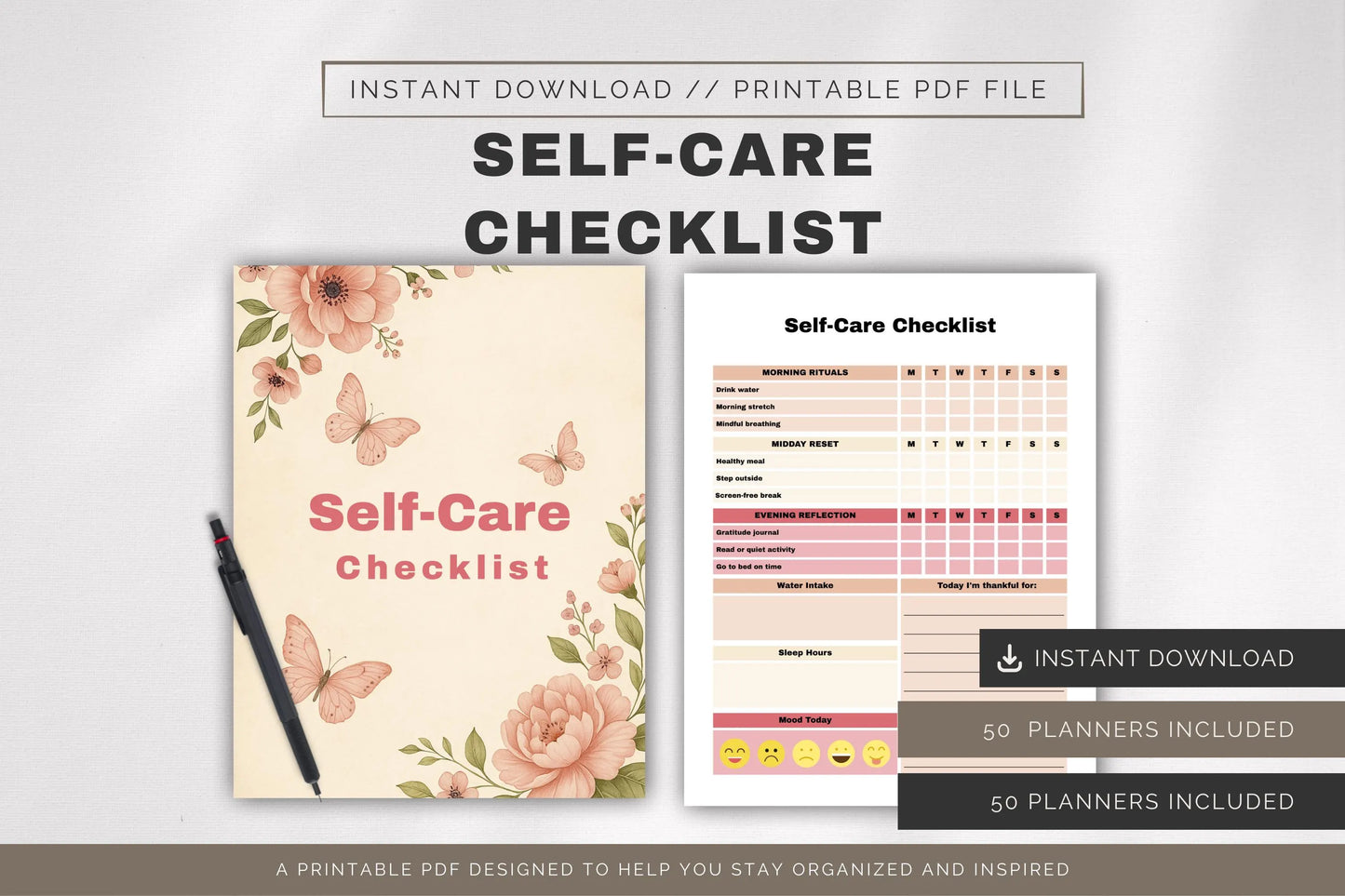 Self-Care Checklist Toolkit