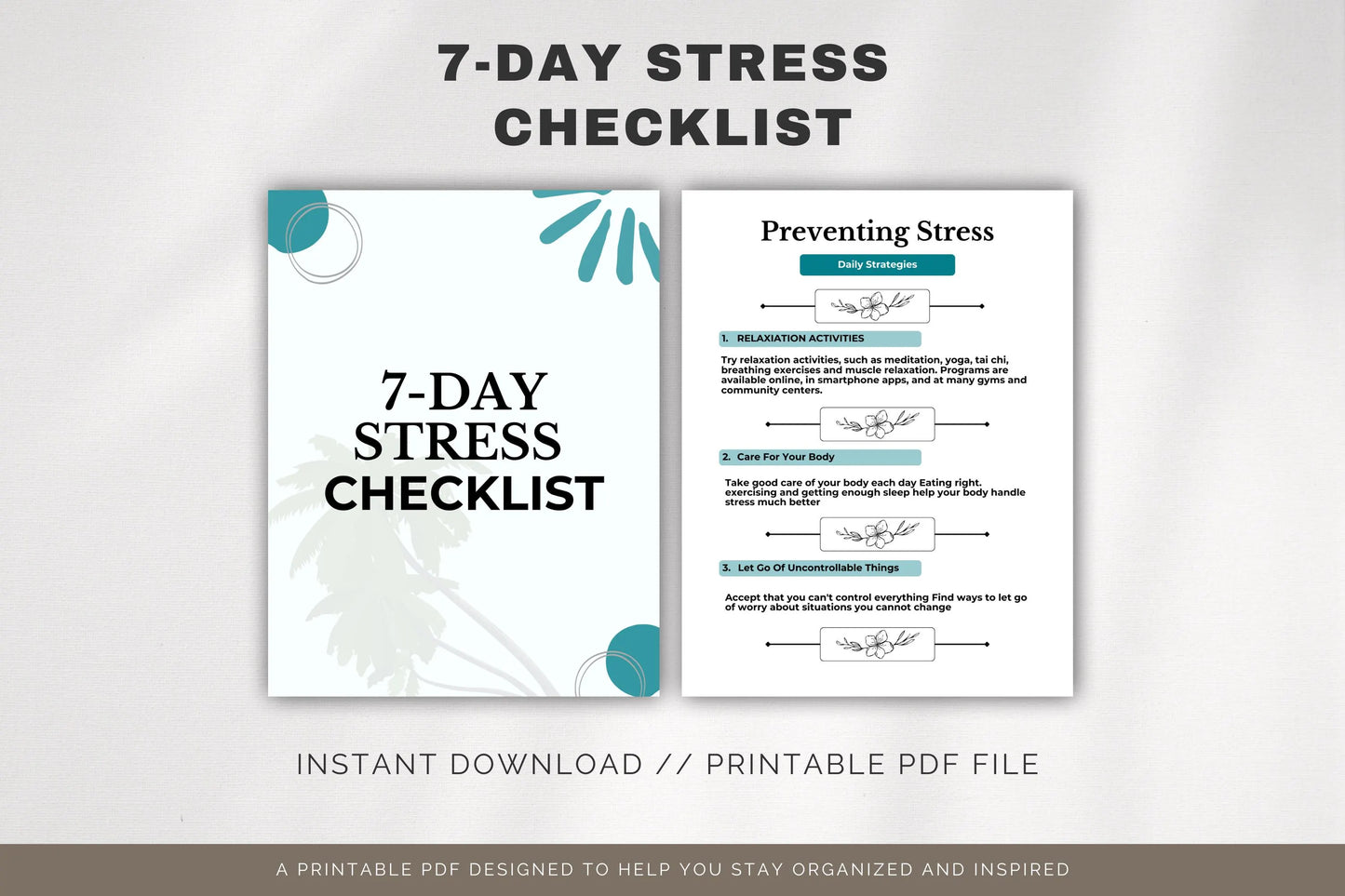7-Day Stress Checklist
