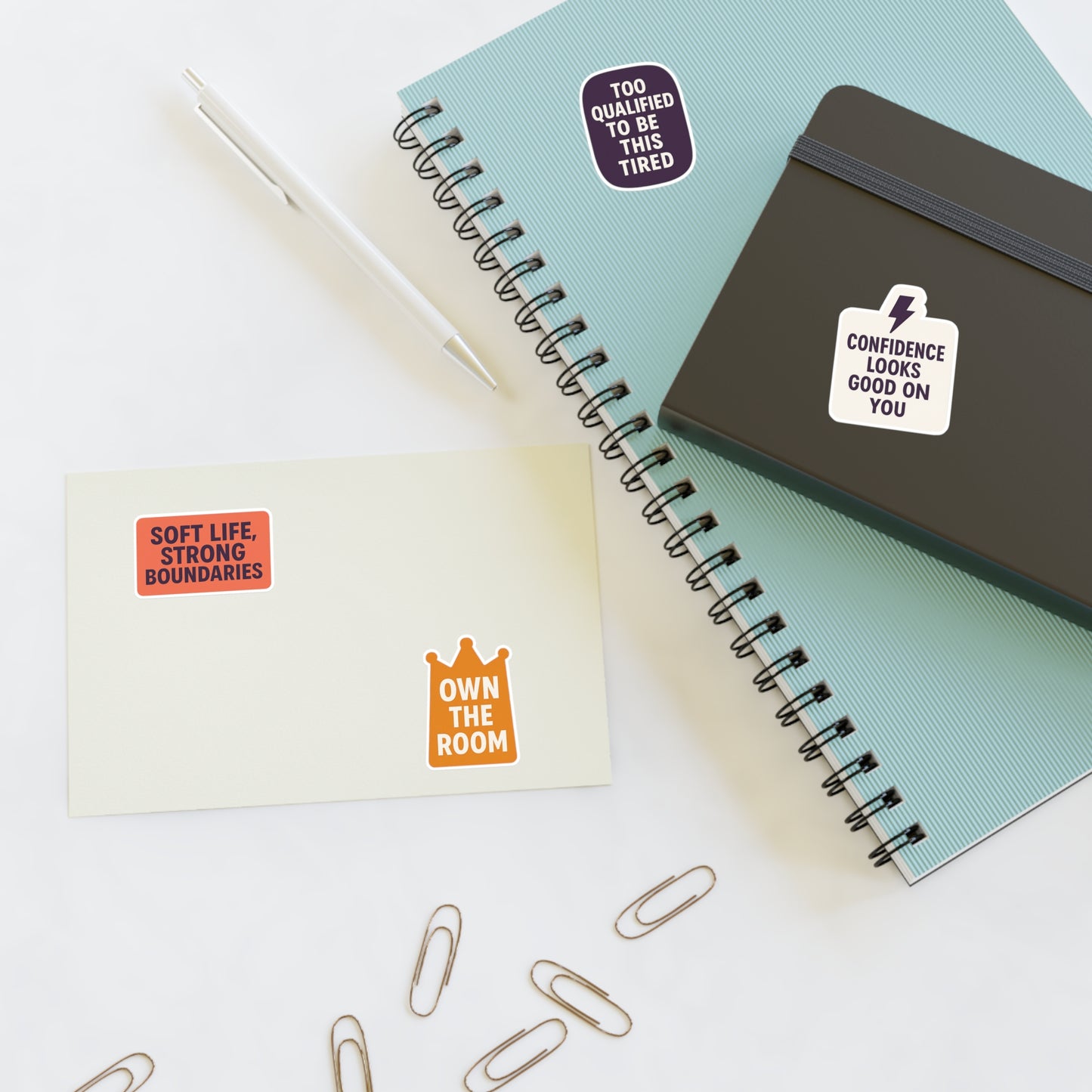 Boss Energy 4-Pack Sticker Set