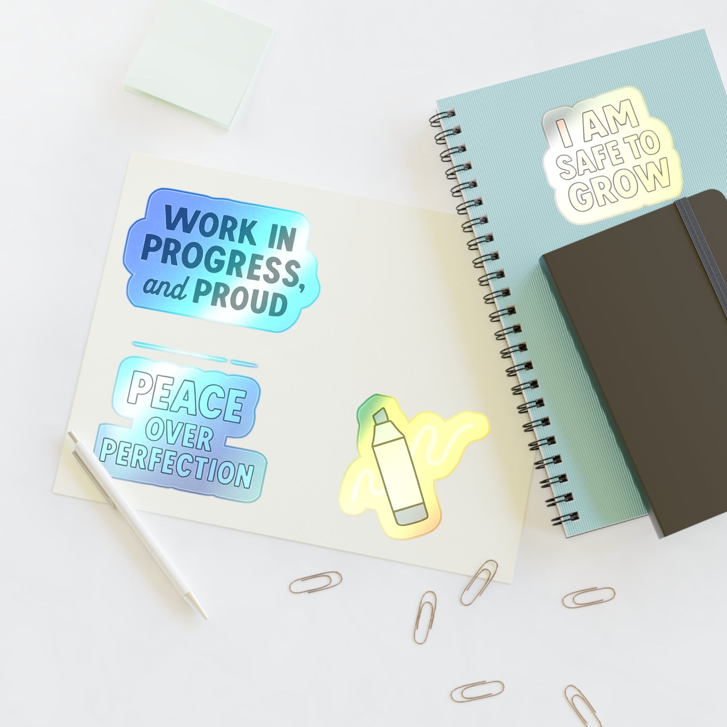 Color Your Confidence 4 Pack Sticker Set