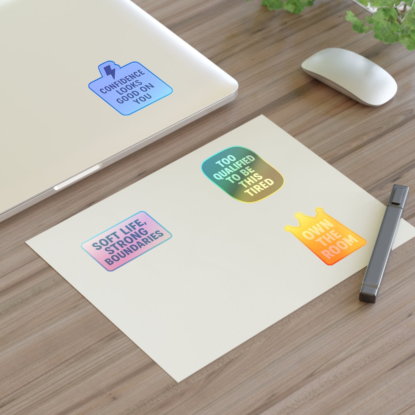 Boss Energy 4-Pack Sticker Set