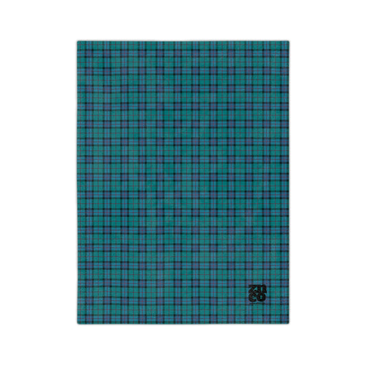 G&B Plaid Velveteen Microfiber Blanket