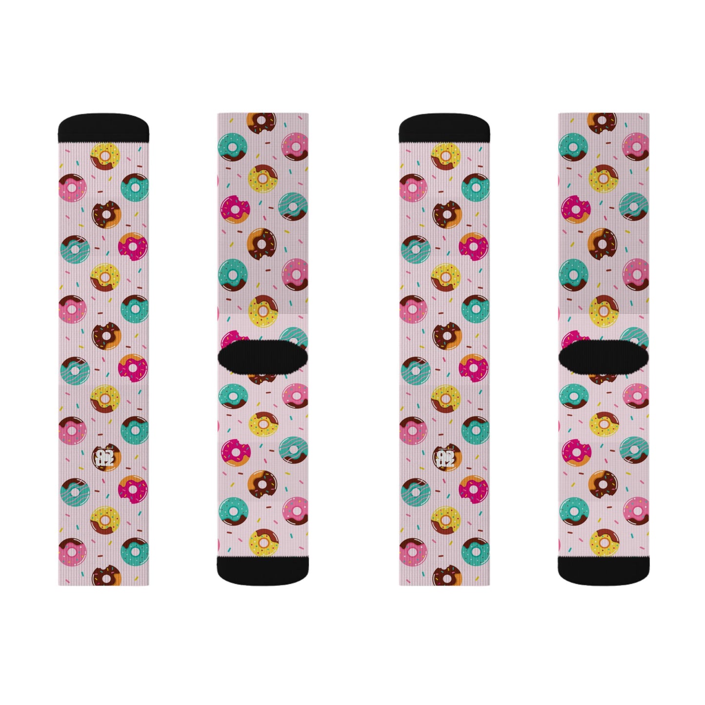 Donut Pattern Sublimation Socks