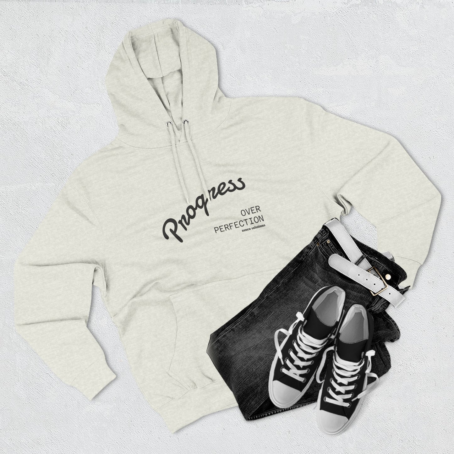 Progress Over Perfection Hoodie - Motivational Apparel