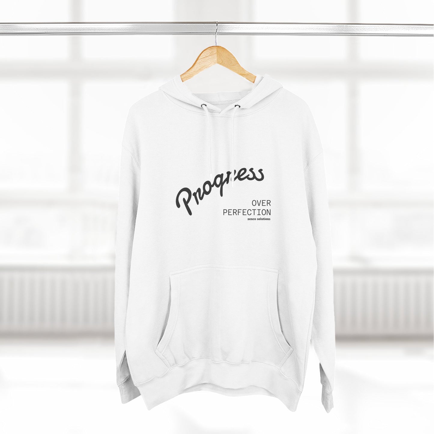 Progress Over Perfection Hoodie - Motivational Apparel