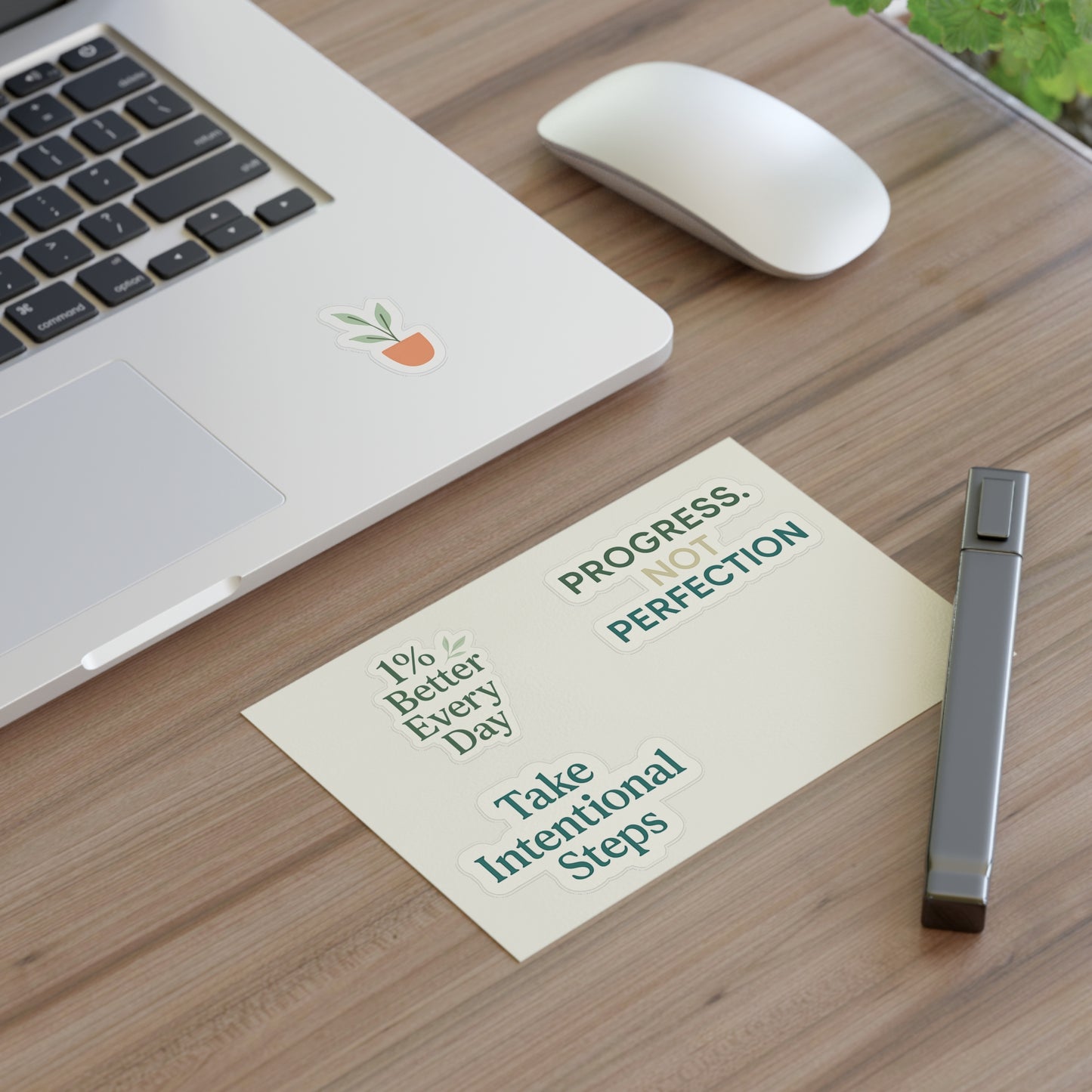 Progress Over Perfection 4 Pack Sticker Set