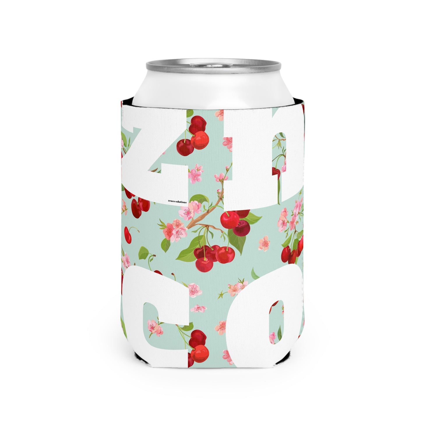 Cherry Blossom Koozie: Sip in Full Bloom