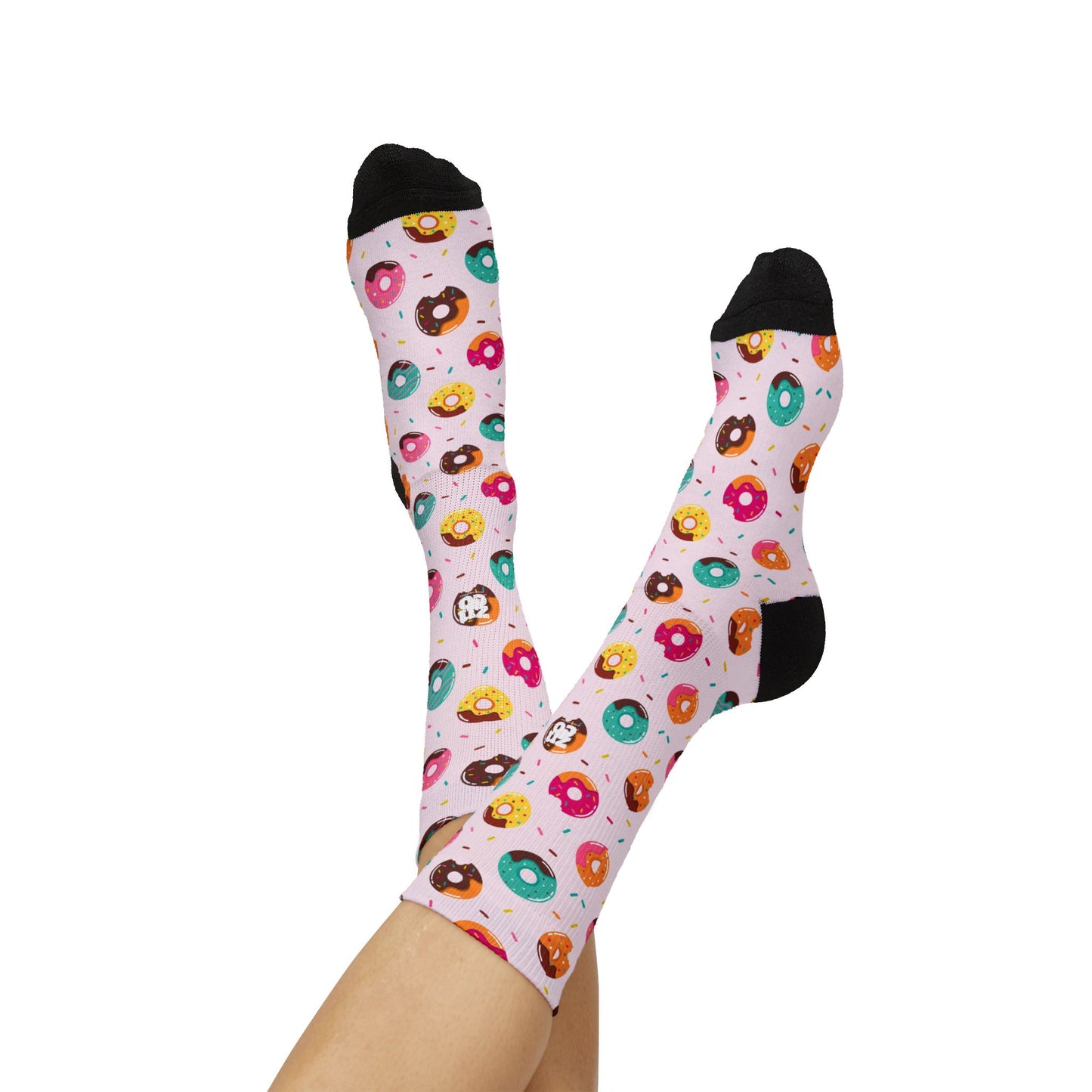 Donut Pattern Sublimation Socks