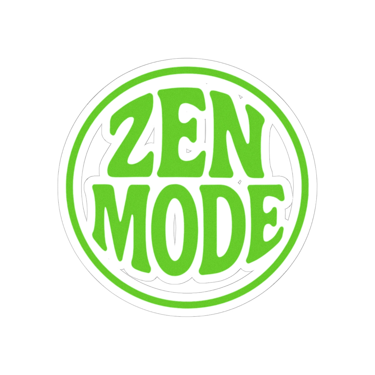 Zen Mode Sticker