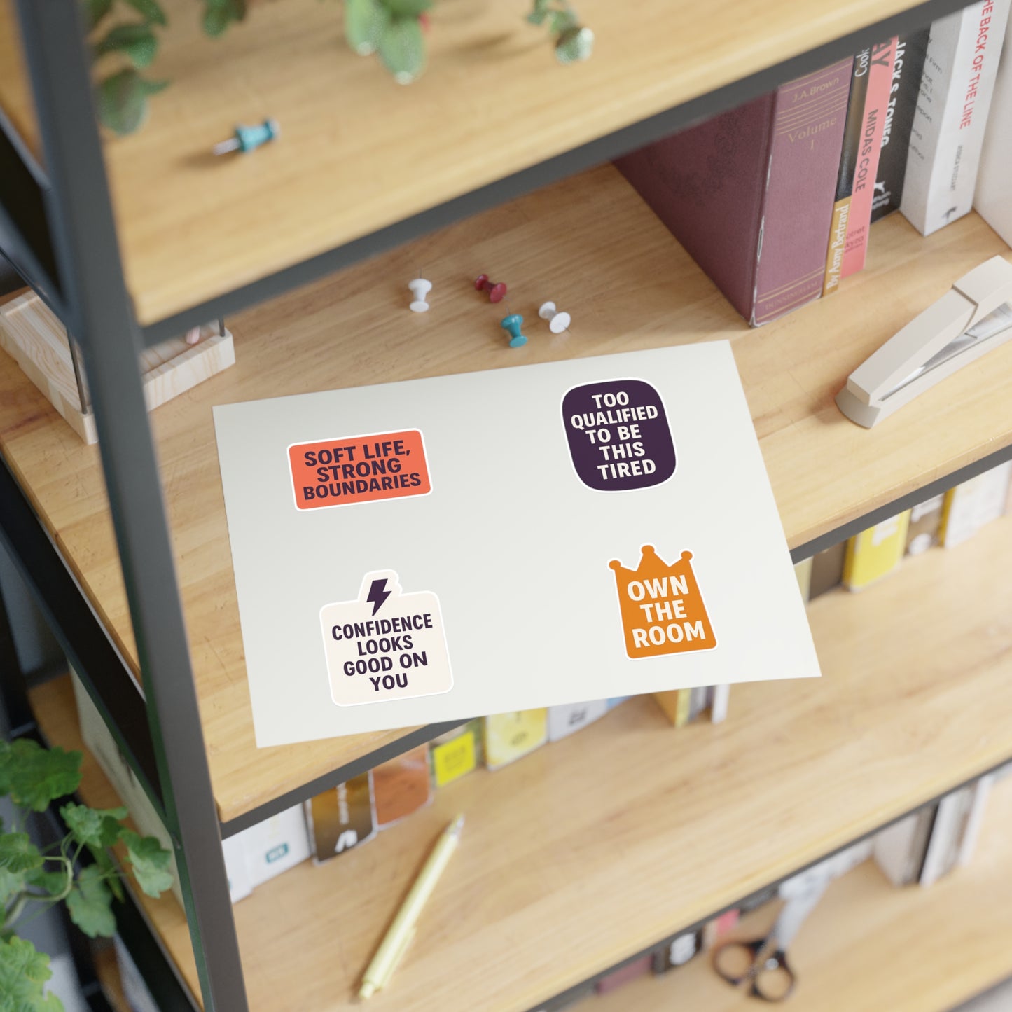 Boss Energy 4-Pack Sticker Set