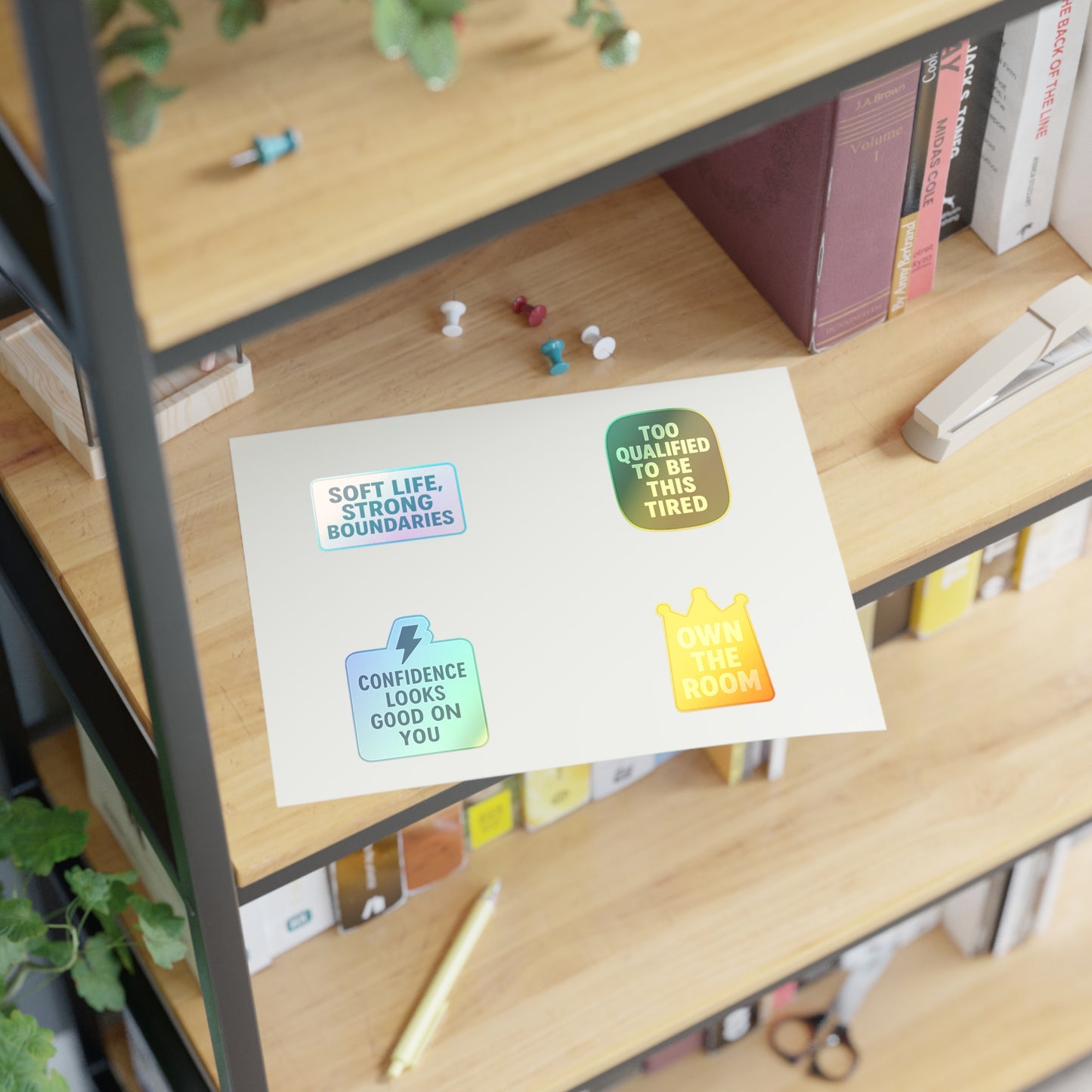 Boss Energy 4-Pack Sticker Set