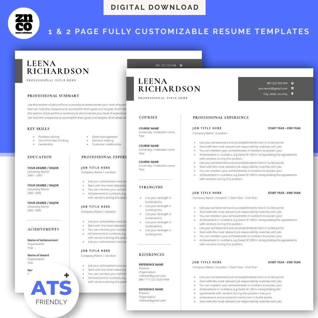 Resume Quick Kit