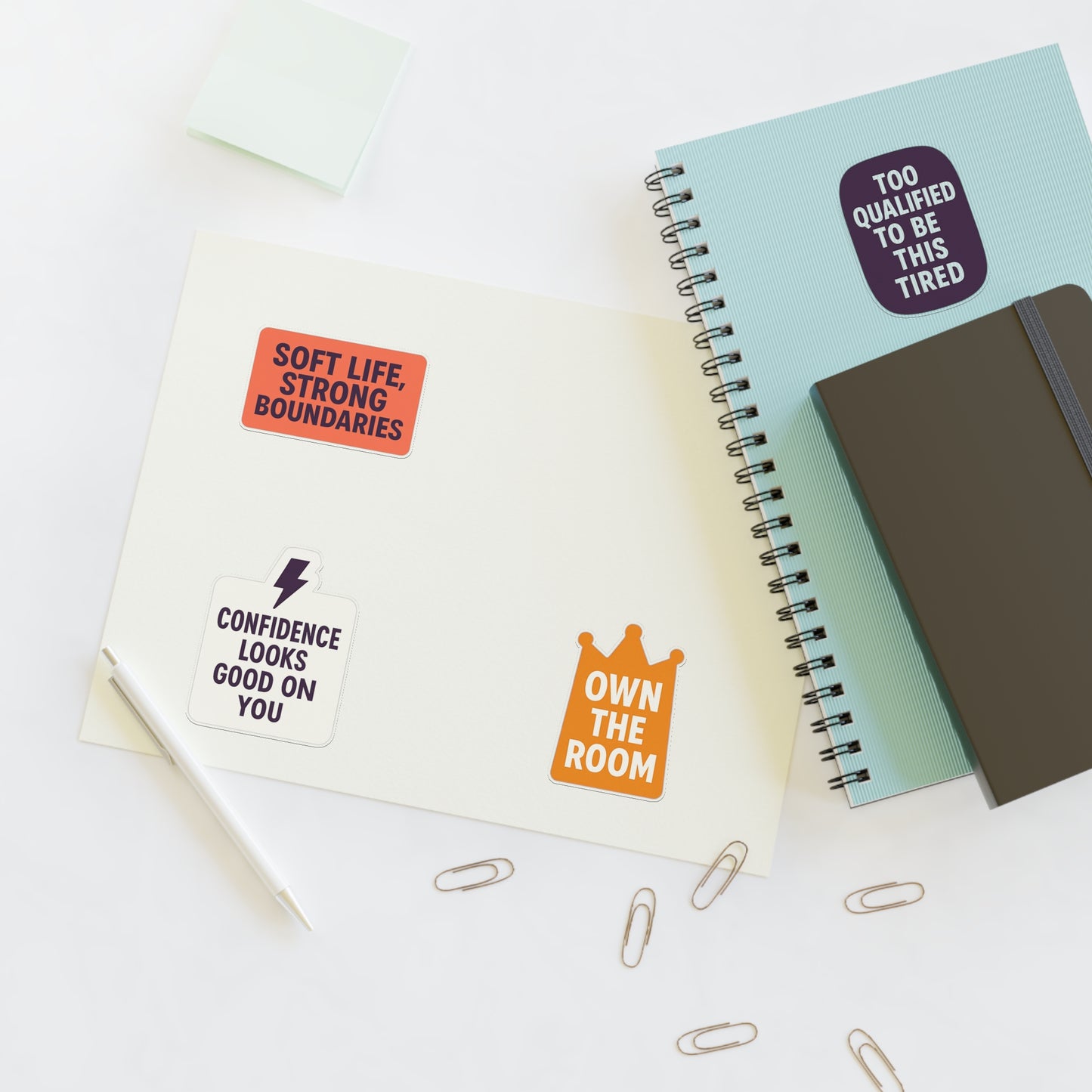 Boss Energy 4-Pack Sticker Set