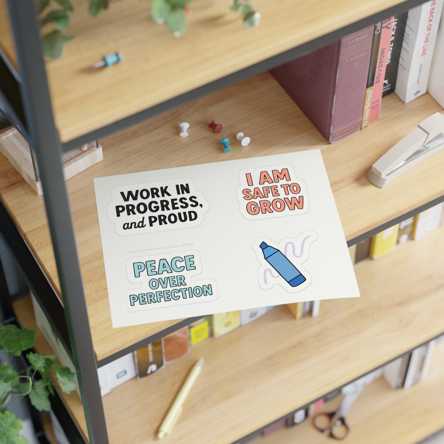 Color Your Confidence 4 Pack Sticker Set