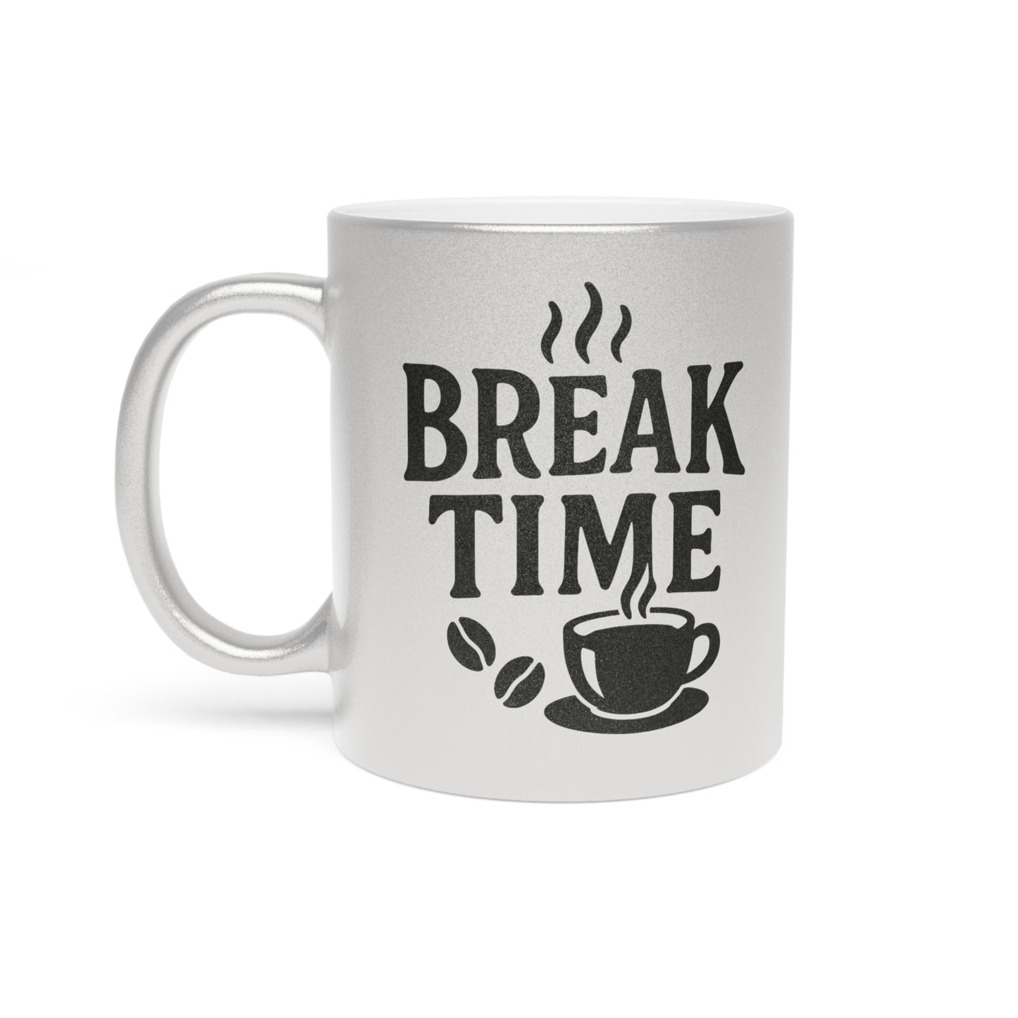 Break Time Gold & Silver Mug