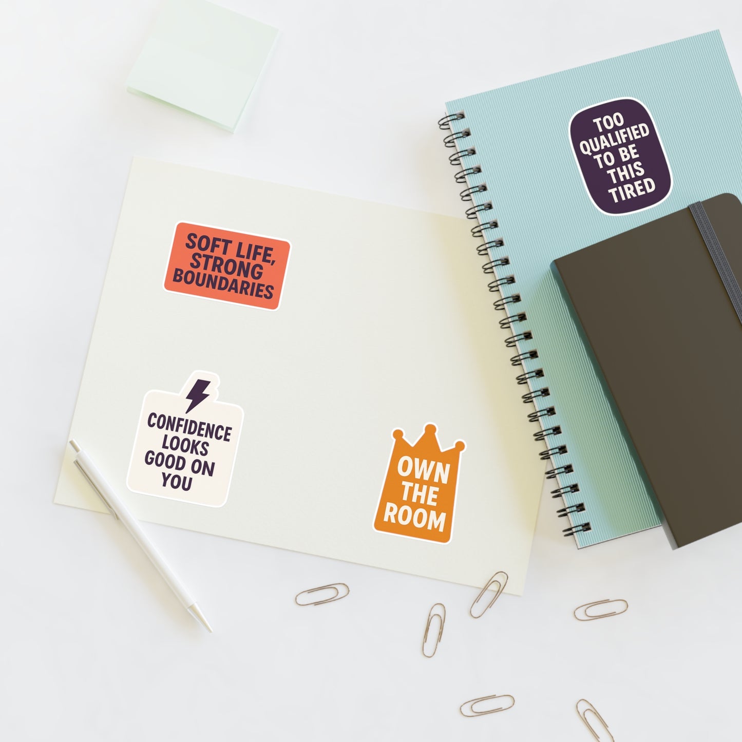 Boss Energy 4-Pack Sticker Set