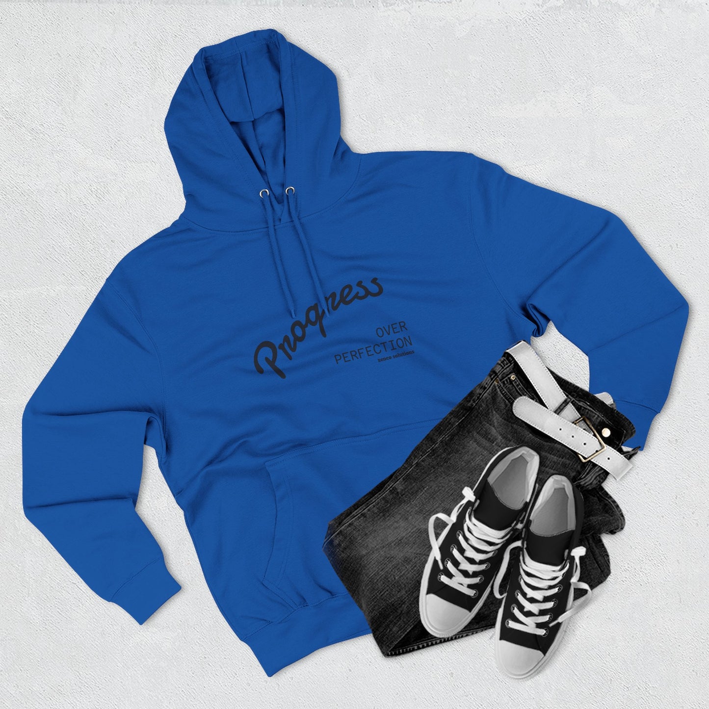 Progress Over Perfection Hoodie - Motivational Apparel