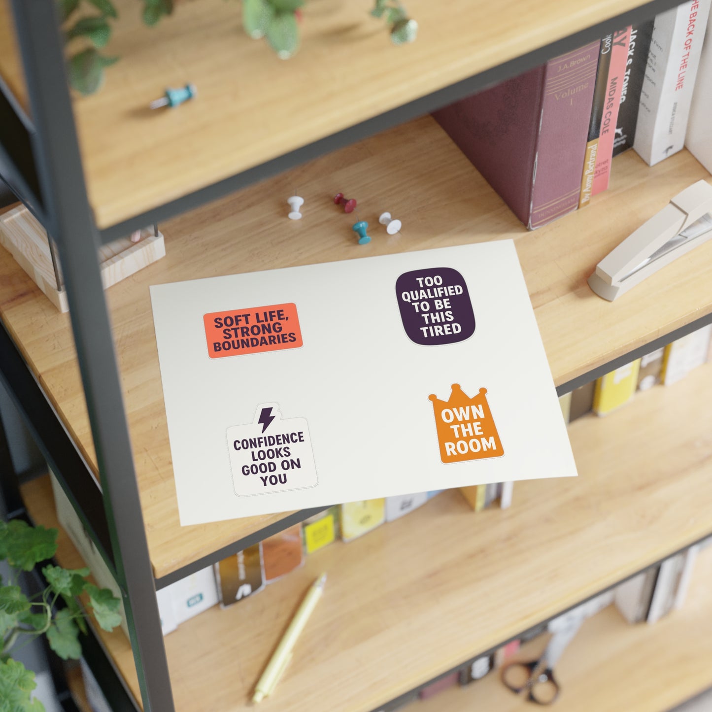 Boss Energy 4-Pack Sticker Set