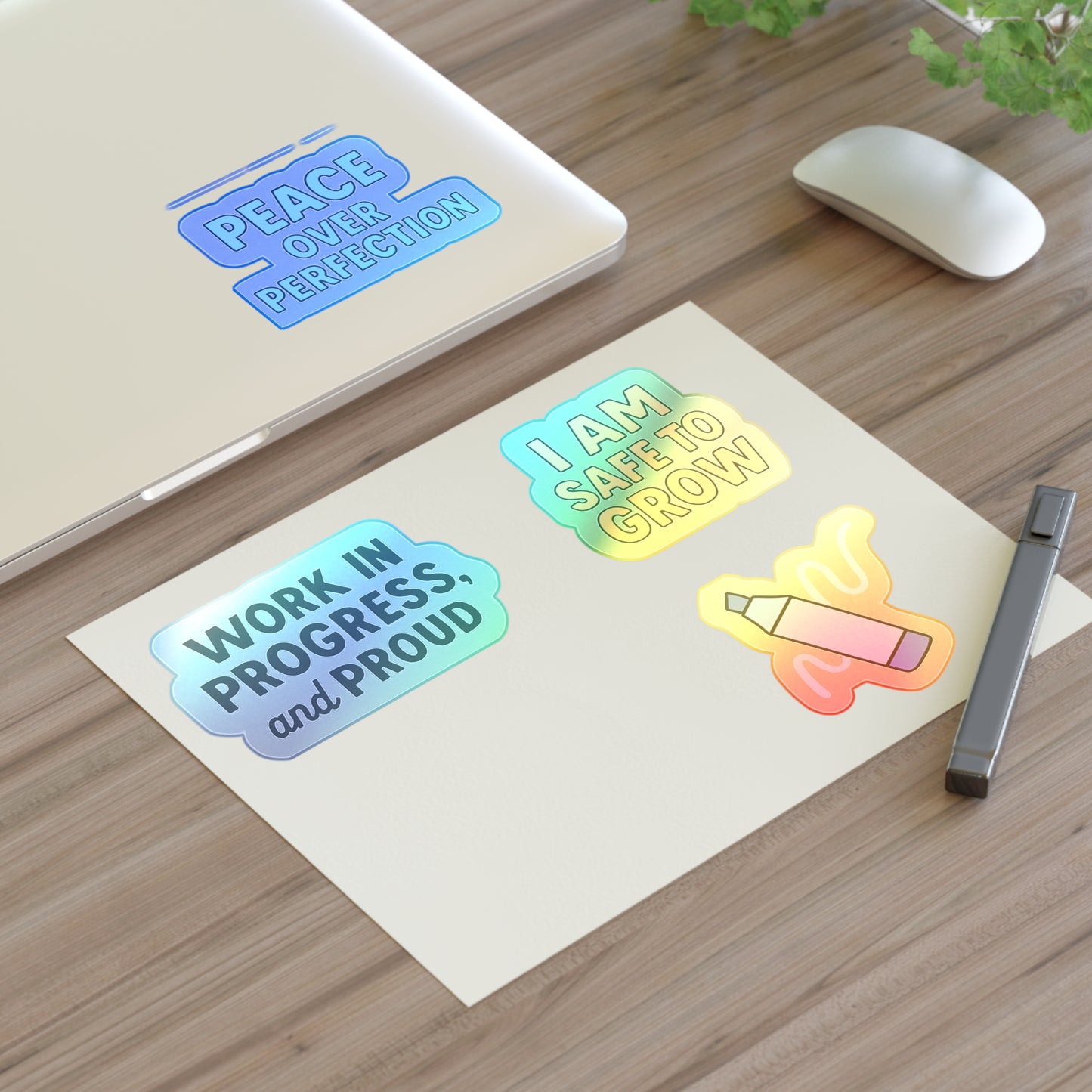 Color Your Confidence 4 Pack Sticker Set
