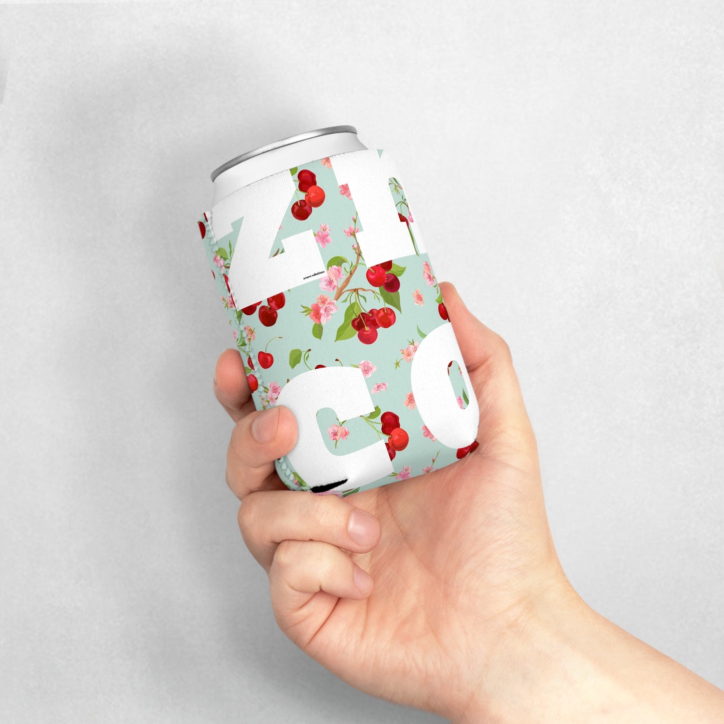 Cherry Blossom Koozie: Sip in Full Bloom