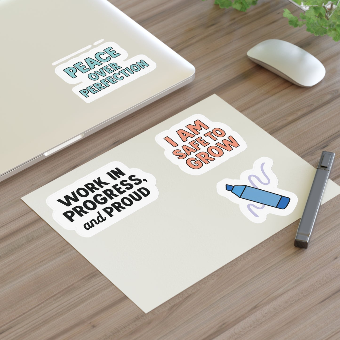 Color Your Confidence 4 Pack Sticker Set