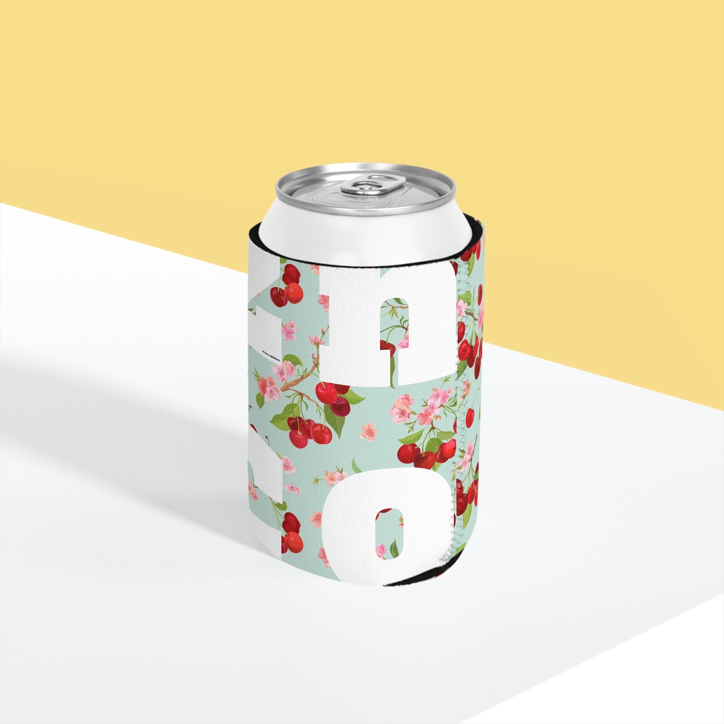 Cherry Blossom Koozie: Sip in Full Bloom