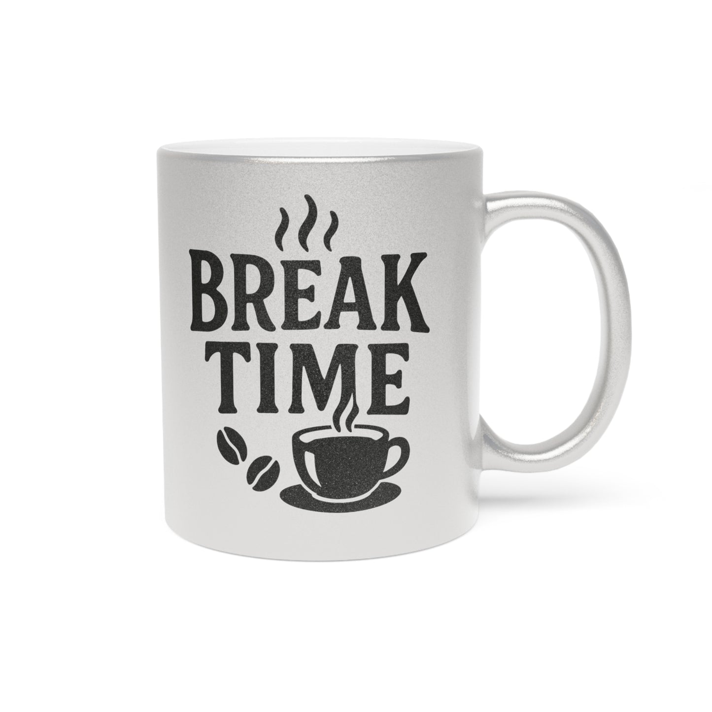 Break Time Gold & Silver Mug