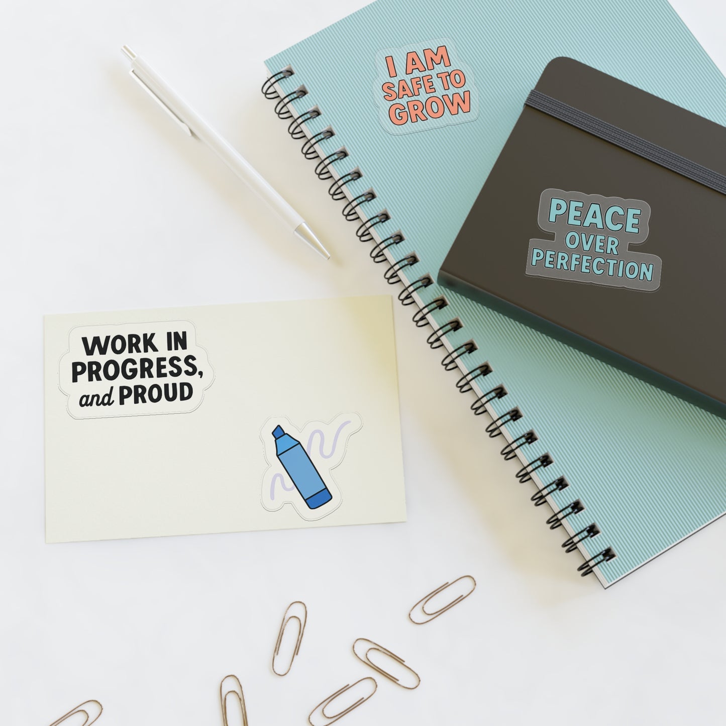 Color Your Confidence 4 Pack Sticker Set