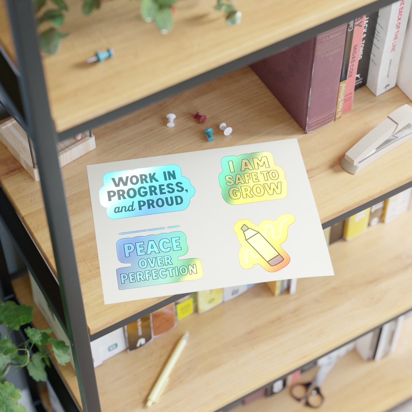 Color Your Confidence 4 Pack Sticker Set