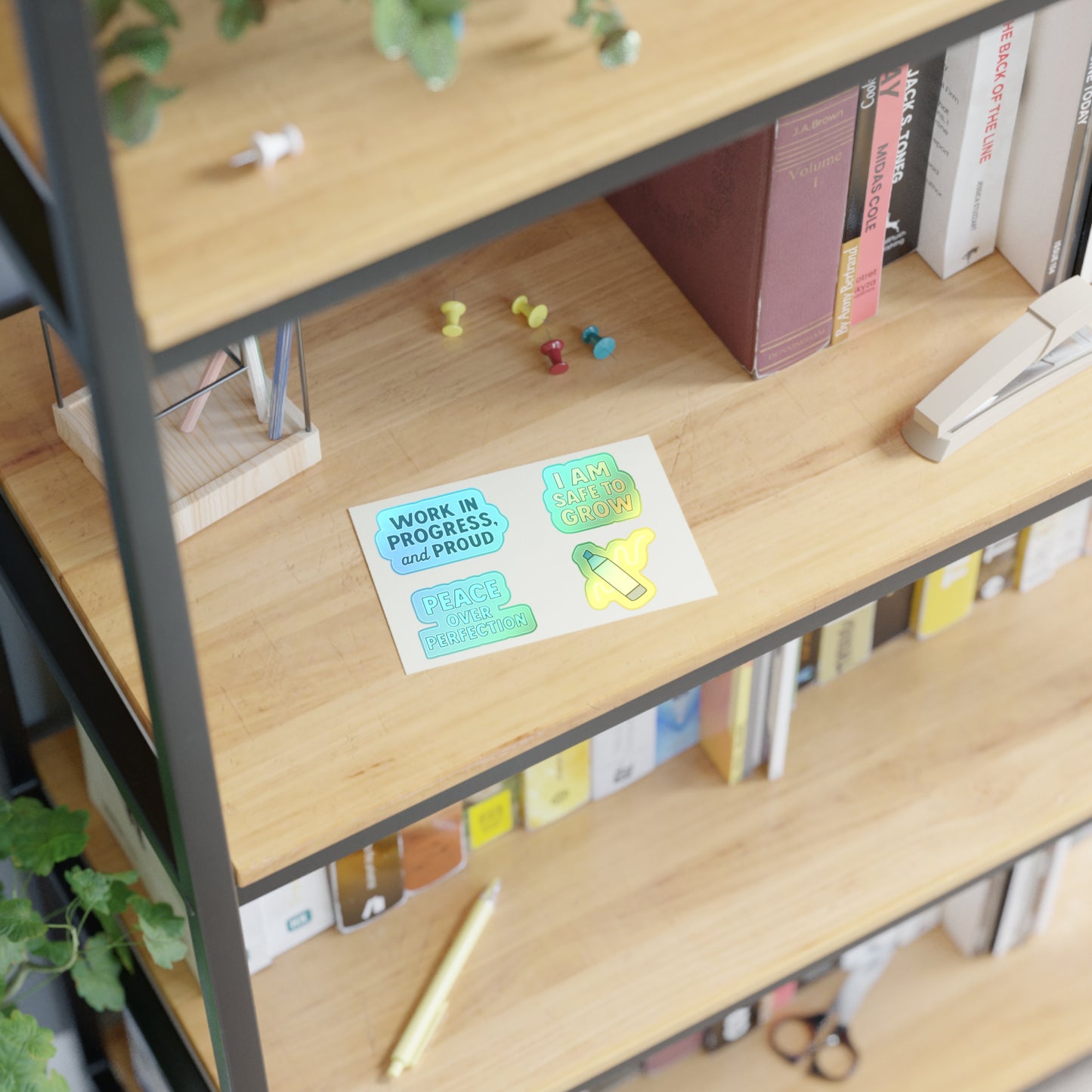 Color Your Confidence 4 Pack Sticker Set