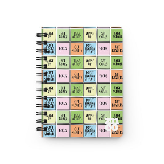 Spiral-Bound Productivity Journal: Plan with Purpose, Act with Clarity