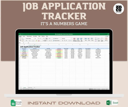Job Application Tracker Template